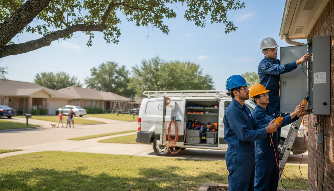 Certified electrician providing emergency electrical services in Peru, IN
